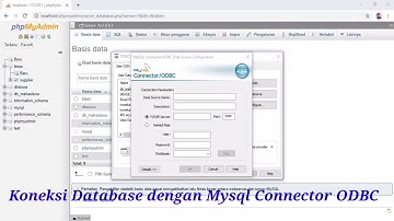 Koneksi Database Mysql Mengunakan ODBC Driver 3.51 || Yulianus Zai