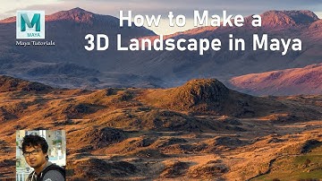 How to make a 3D Landscape in Maya