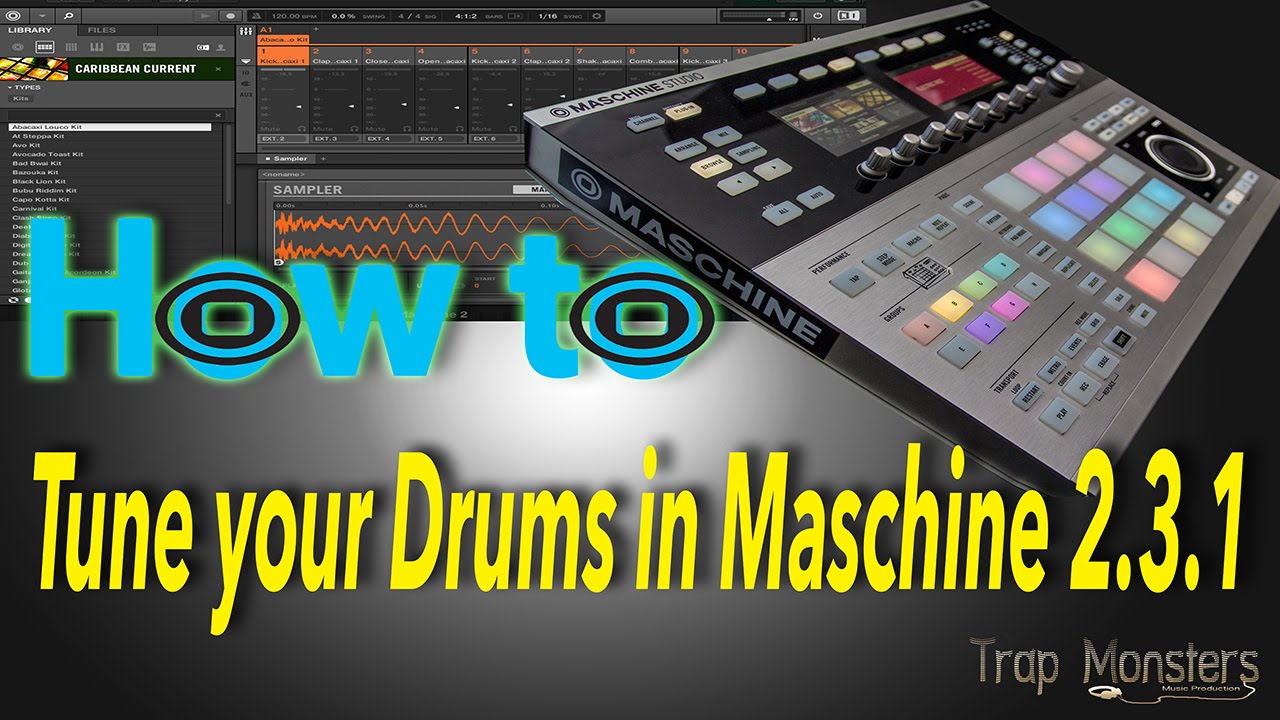 How to tune your drums in Maschine 2.3.1