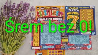#zdrapki Crazy liczby 🎇🎉 Krzyżówka XL 🎇👏 super 7🎇 Śrem bez zer 0 😃🎇👏