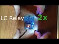 Двухканальный релейный модуль ESP8266 LC relay 2x