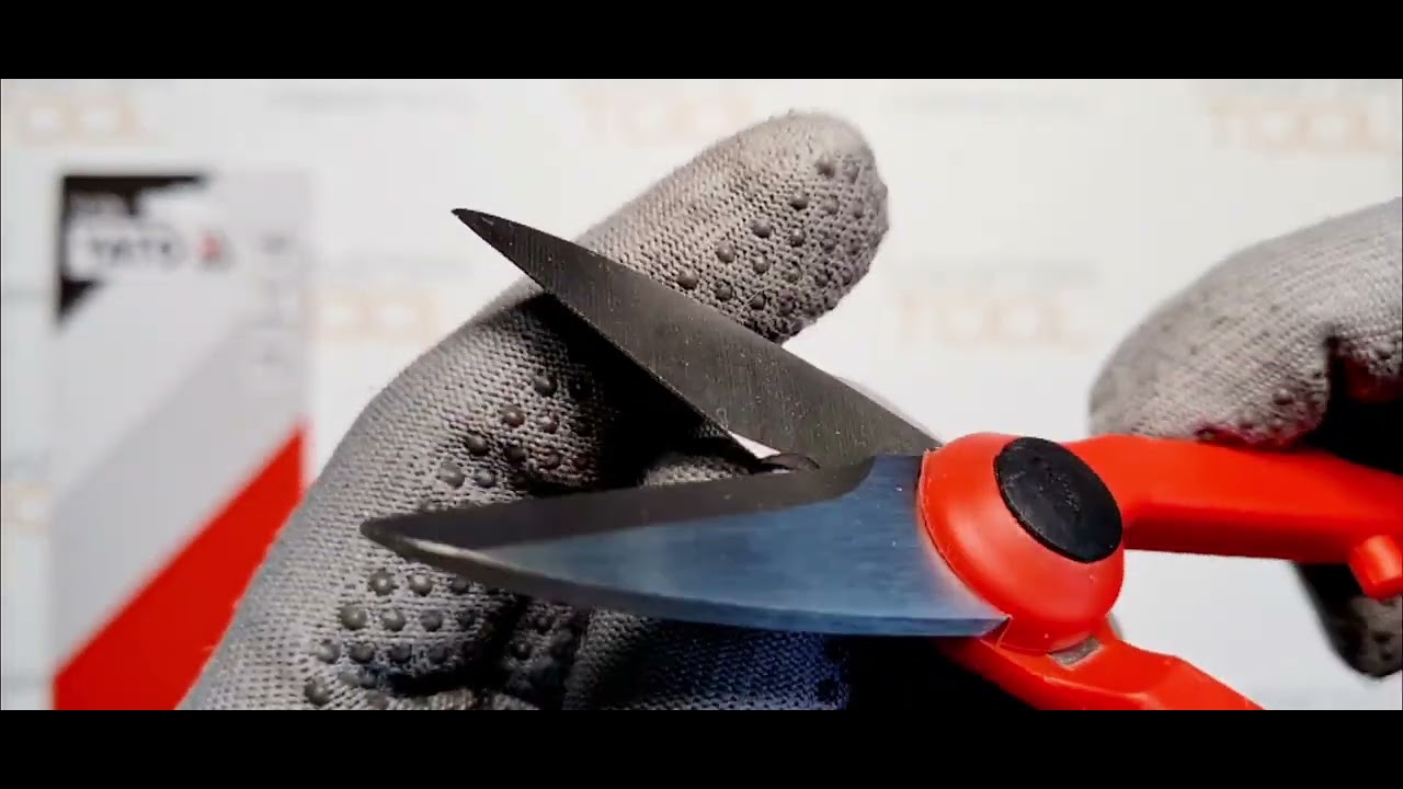 Ножницы для электриков YATO 140 мм, сталь 3cr13ss, TPR пластик, 52-56 HRC, YT-1974