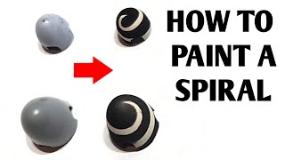 How to Paint a Spiral on a Nose cone Scale Model | 2 Different Methods
