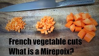 French vegetable cuts you should know: Mirepoix
