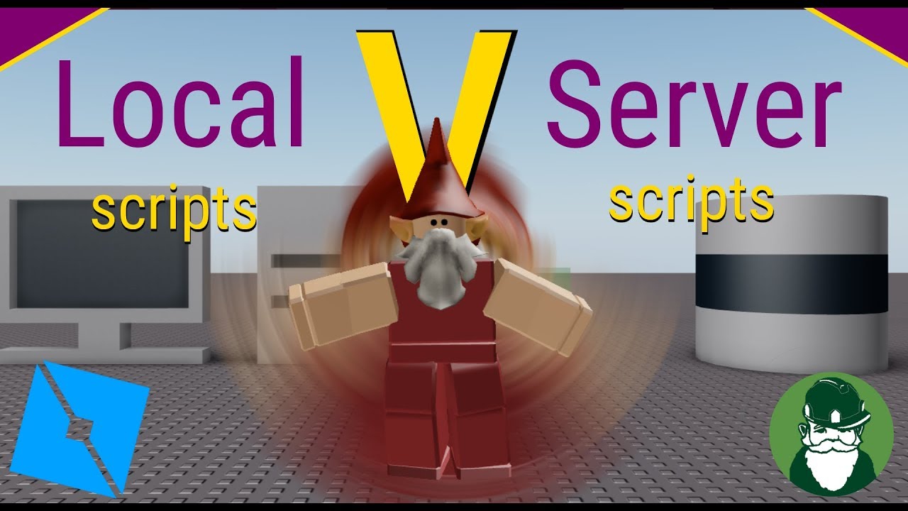 What Are Local And Server Scripts Roblox Scripting Tutorial Youtube - local roblox