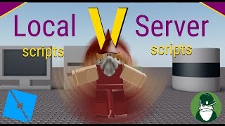 What Are Local And Server Scripts Roblox Scripting Tutorial Youtube - how to make a local script in roblox