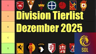 WARNO Division Tierlist Dezember 2025! Back to the (good) old days?