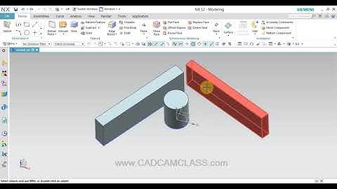 NX   MAKE TANGENT COMMAND IN NX