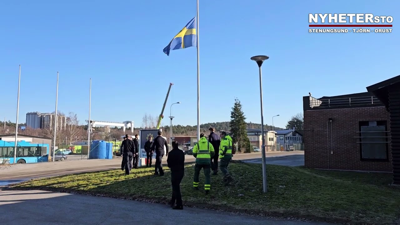 2025-02-11 Tyst minut för offren vid skolattacken i Örebro