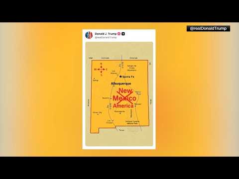 Could President Trump rename New Mexico?