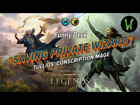 Видео: "Saving private Wizard" Conscription mage 🔵🟡 | Спасти рядового.. Падающего волшебника 😸 #teslegends