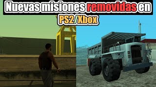 Encontré nuevas MISIONES REMOVIDAS 16 años después en GTA San Andreas solo en PS2 y Xbox