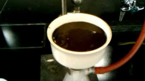 Filtering thru the Celite cake Org I lab cyclohexene oxidation.3gp