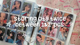 storing ot9 twice ‘between 1&2’ photocards!!!