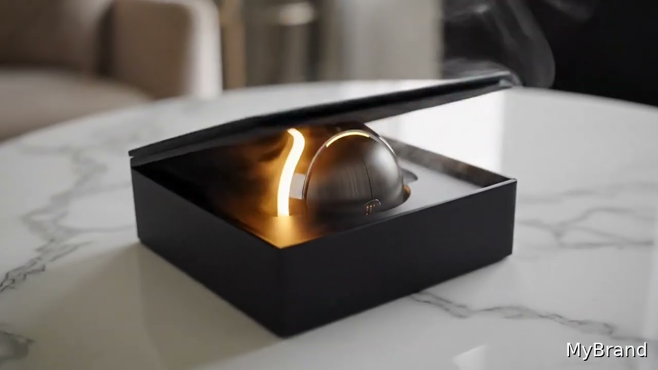 Crystal ice morphs into glowing glass art ❄️ 