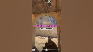 FAST SHORT SMOKE - MIRAGE #cs2 #mirage