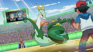 pikachu vs serperior epic Battle || pokemon world