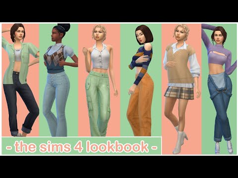 The Sims 4 Lookbook 70 Outfits No Cc!