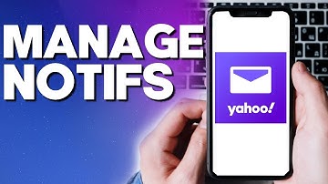 How To Manage Notifications on Yahoo Mail Mobile Phone App