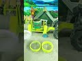 😱 Real working mini tractor making cement pilar | amazing DIY construction machine video #shorts