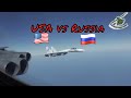 Watch this Russian Su27 Fighter Jet Intercept a U.S. B52 Over the Black Sea