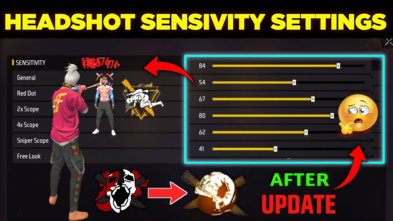 Free Fire Sensitivity Improvements- The Best Free Fire Sensitivity Settings  for PC