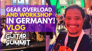 GEAR OVERLOAD and Guitar Workshop in Germany! Mannheim Guitar Summit 2022 VLOG