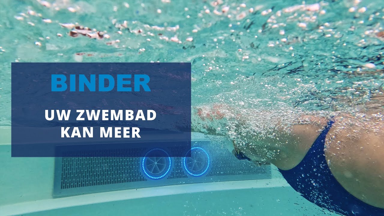 Uw zwembad kan MEER - met de BINDER tegenstroomsystemen