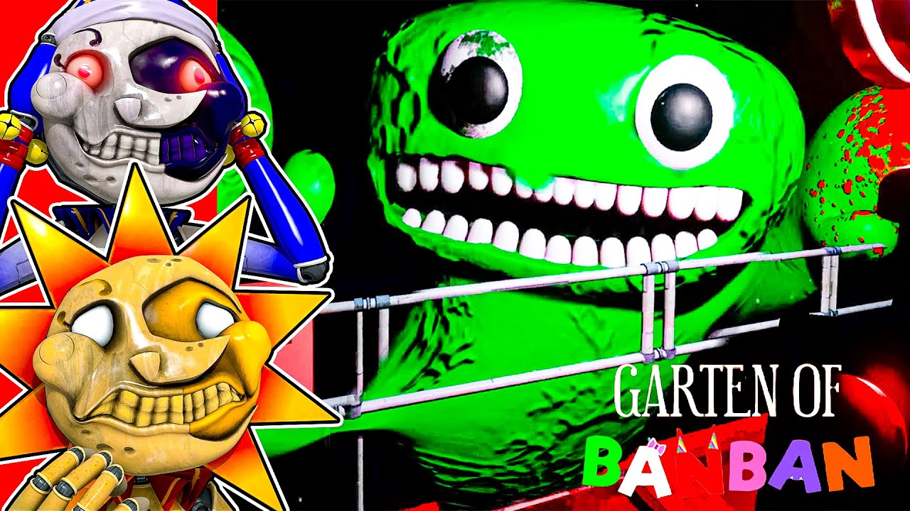 Sun and Moon MEET Garten of BanBan - YouTube