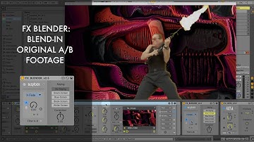 Zwobot Video for Ableton Live - Green Screen Keying With FX BLENDER