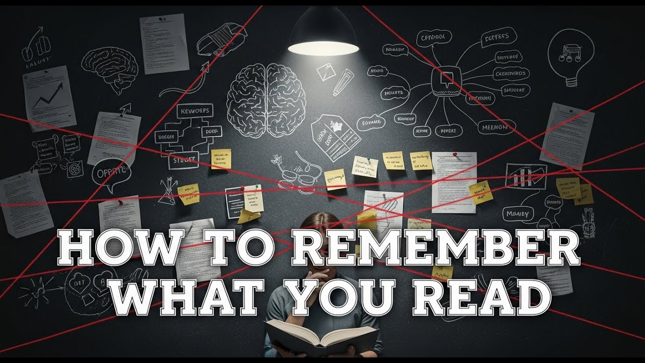 How to Remember What You Read (Never Forget Again) - YouTube