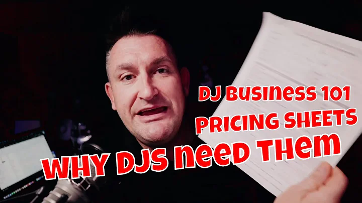 Pricing Sheets: Why DJs need them.... DJ Business ...