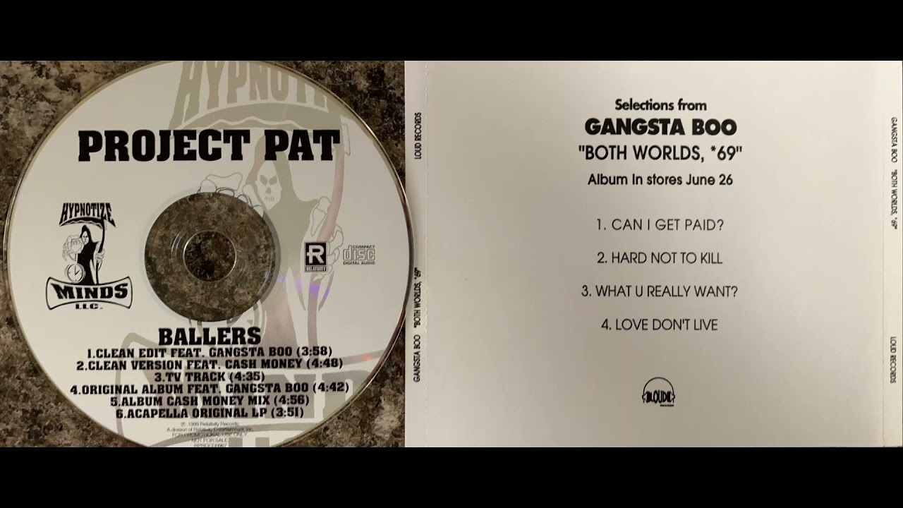 Project Pat & Three 6 Mafia ( 2. BALLERS - CLEAN EDIT w/ CASH 