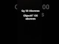 Gg 50 abonnes