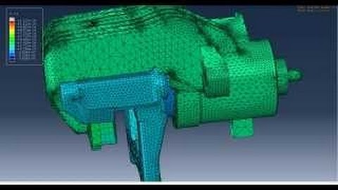 Abaqus Coupled temperature-displacement tutorial Brake disc VW Golf IV İ/İ