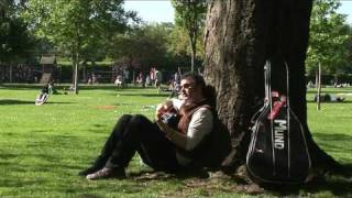 Mundy 'Tamed" (under a tree in St.Stephens Green, Dublin).2009