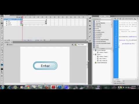How to make button in Adobe Flash Easily using AS3