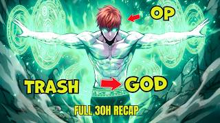 FULL 30H MANHWA RECAP :OP MC With a +99 Wooden Stick Deletes 800,000 Players Instantly!