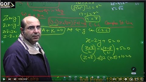 Geometry of Complex Number | Complex Slope | Straight line | Circle | Mains | Maths | Deepak Kalra |