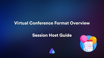 Overview of the Events in Virtual Conference Format | #Airmeet  #sessionhostguide  #quickguide