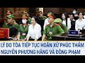 Lý do tòa tiếp tục hoãn xử phúc thẩm bà Nguyễn Phương Hằng và đồng phạm