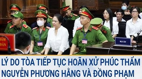 Lý do tòa tiếp tục hoãn xử phúc thẩm bà Nguyễn Phương Hằng và đồng phạm