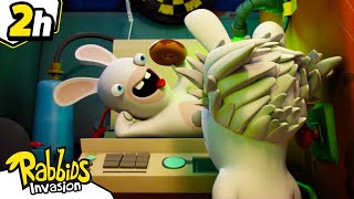 RABBIDS INVASION | Big Compilation 2H The Rabbids see double! | Raving Rabbids