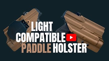 Light Compatible Paddle Holster