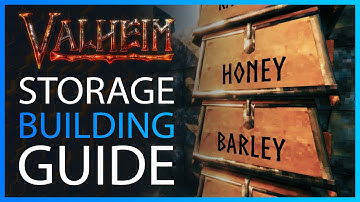 Ultimate Valheim Storage Setup! FLOATING TEXT & CHESTS | Valheim Guide Tips & Tricks Xaine