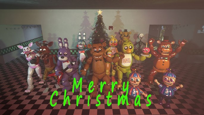 Baby Foxy Christmas - A happy Christmas at Freddy Fazbear's Pizzeria [FNAF  SFM] animation 