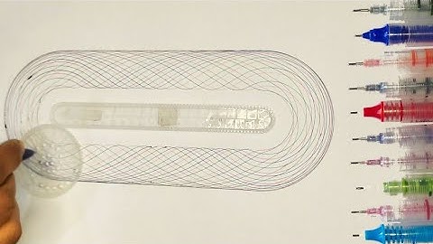 Can you count the rotations of pen? || ASMR || spirograph with zaid #spirographwithzaid