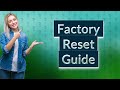 Can you factory reset a phone manually?