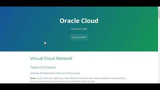 Celebrity Oracle Cloud - How to Setup a Virtual Cloud Network in OCI - Hands on Lab Level 100 #1 Profile