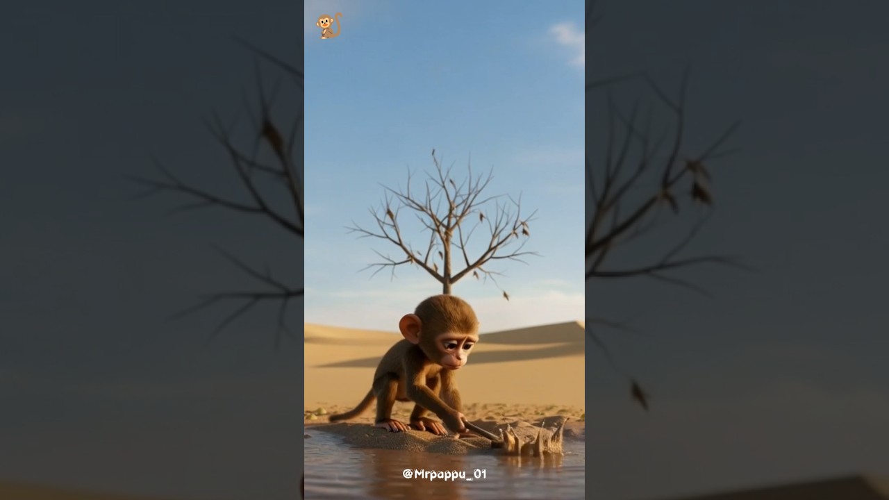 Mr pappu saving plant 🏜️